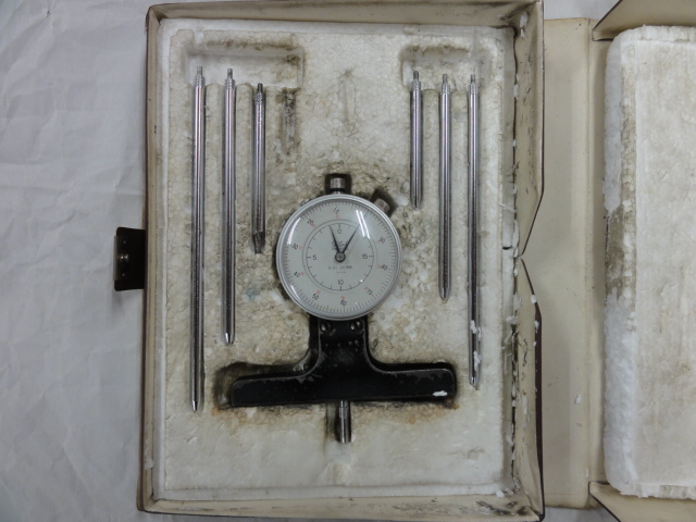 TECLOCK｜テクロック 替ロッド形ダイヤルデプスゲージ DM-202D