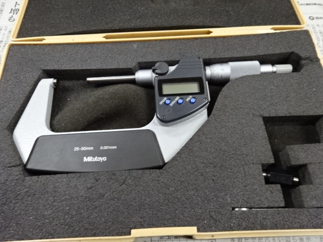 MITUTOYO｜ミツトヨ デジタル外側マイクロメーター OMV-50M