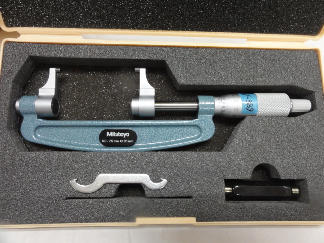 MITUTOYO｜ミツトヨ キャリパー形外側マイクロメーター OMP-75
