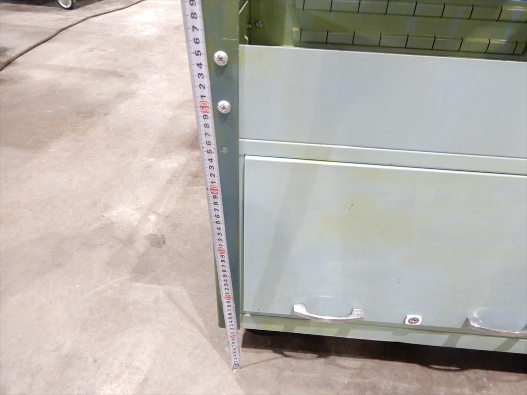 ツールワゴン 750×500×900mm タイヤ付 鍵なし