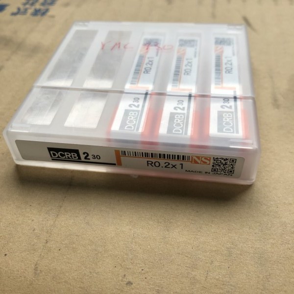 NS DLCボールエンドミル DCRB230 R0.2X1