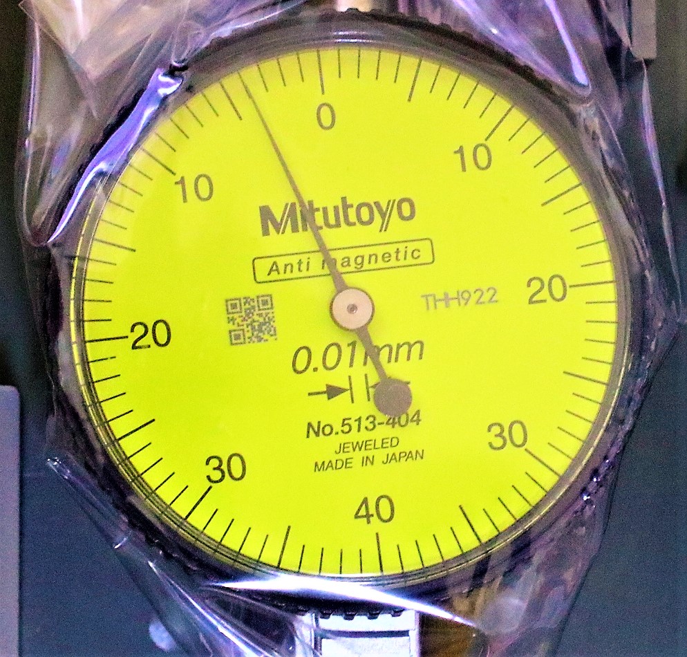 MITUTOYO|ミツトヨ ダイヤルゲージ 0~0.8mm 0.01mm 513-404