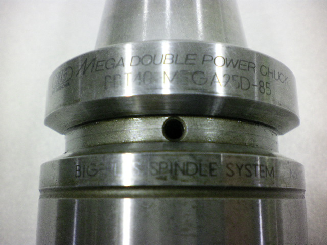 BIG,大昭和精機 BBT40 メガダブルパワーチャック BBT40-MEGA25D-85