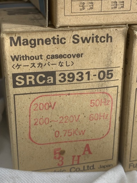 富士電機 マグネットスイッチ SRCa3931-02 5~8A