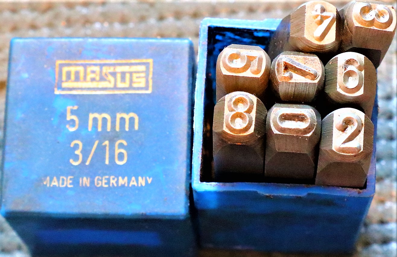 MASUS 刻印セット 5mm 0 2-8