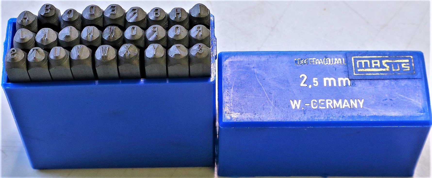 MASUS 刻印セット 2.5mm A～Z　&