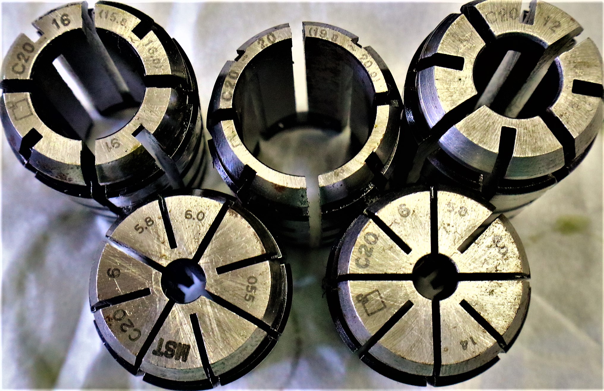 MST スプリングコレット C20 16.20.12.6.6. 6個