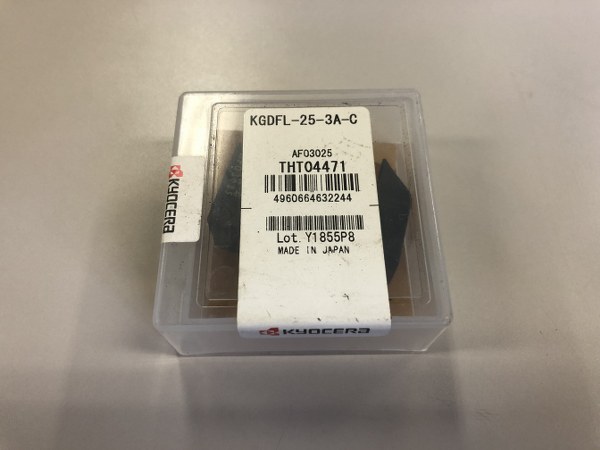 京セラ/Kyocera 端面溝入れブレード KGDFR-25-3A-C(AF03025)