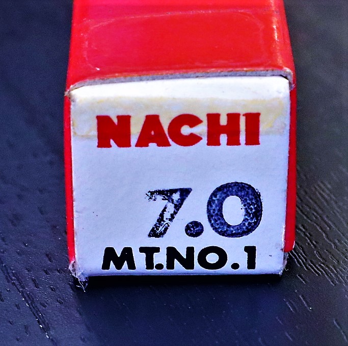 NACHI ツイストドリル Φ7.0 MT1 未使用