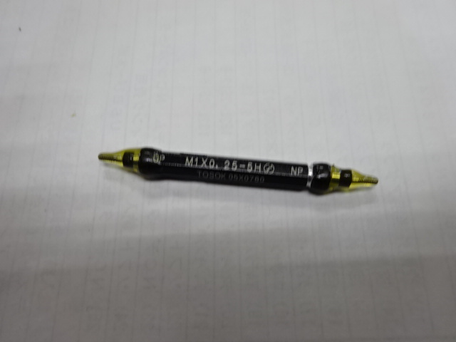 TOSOK｜トーソク ネジゲージ M1.0X0.25-5H