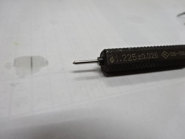 駒谷ゲージ 栓ゲージ 1.225±0.025