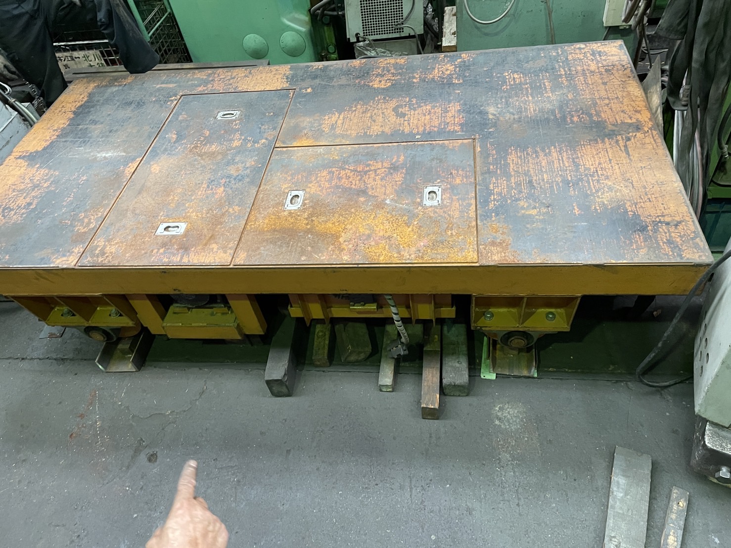 重量用トロッコ台車