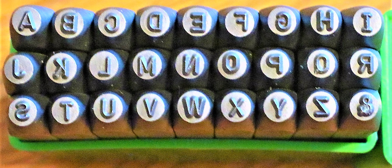 STEMPA 刻印セット A-Z.& 2mm