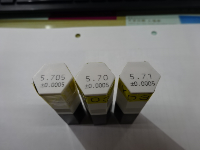 ピンゲージ 5.705・5.70・5.71