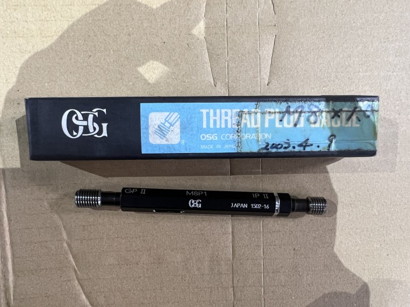 OSG ネジゲージ 【ネジプラグゲージ】M8P1 GPIPII