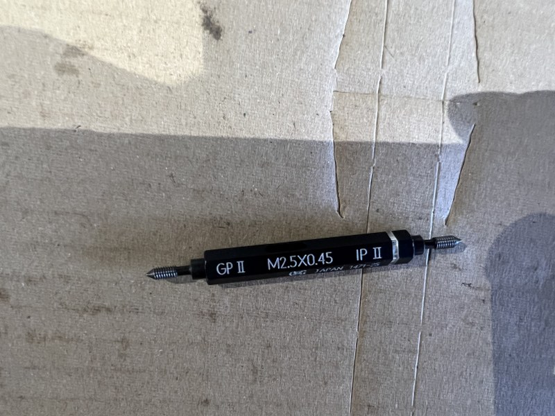 OSG ネジゲージ 【ネジプラグゲージ】M2.5x0.45 GPIPII