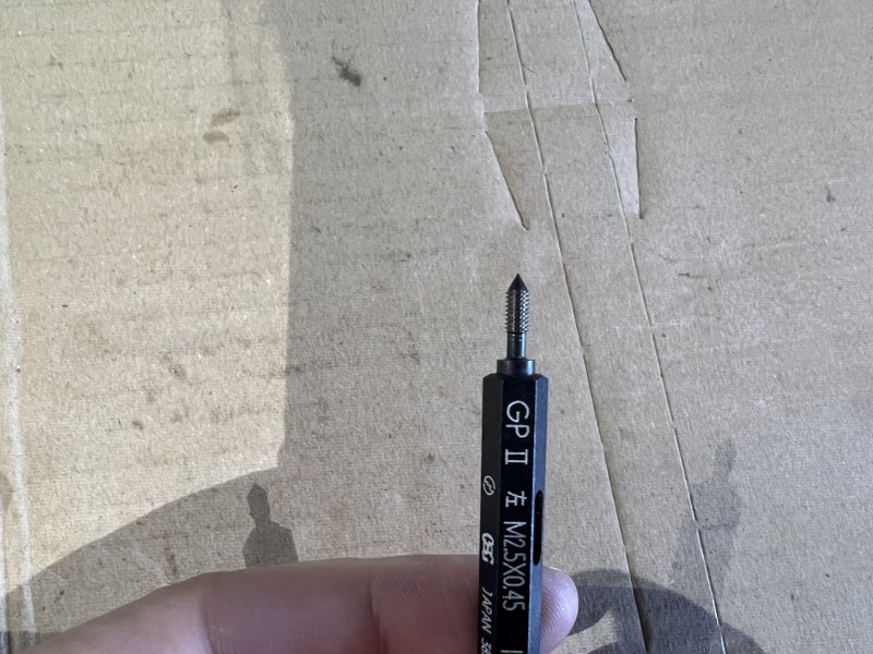 OSG ネジゲージ 【ネジプラグゲージ】左M2.5x0.45 GPIPII