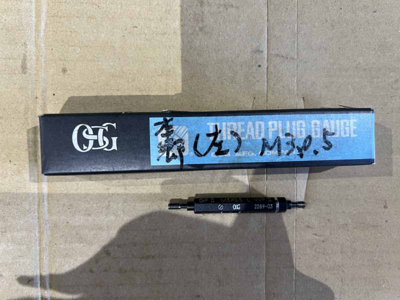 OSG ネジゲージ 【ネジプラグゲージ】M3x0.5 L GPWPII