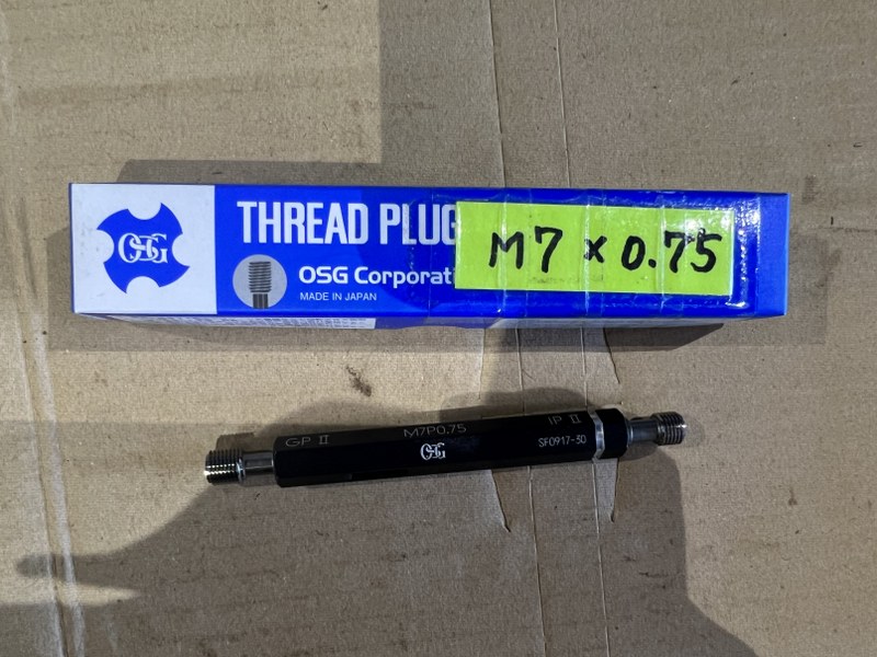 OSG ネジゲージ 【ネジプラグゲージ】M7P0.75 GPIPII