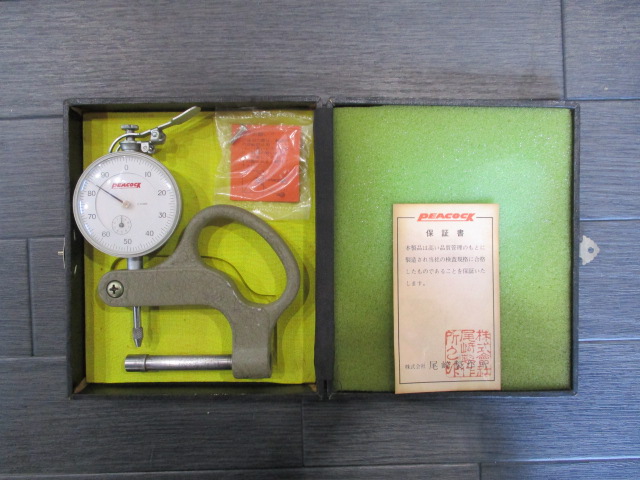 PEACOCK｜尾崎製作所 ダイヤルパイプゲージ P-2