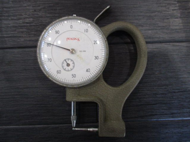 PEACOCK｜尾崎製作所 ダイヤルパイプゲージ P-1