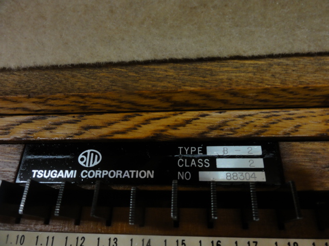 TSUGAMI｜ツガミ ブロックゲージセット B-2 | マシンライフ