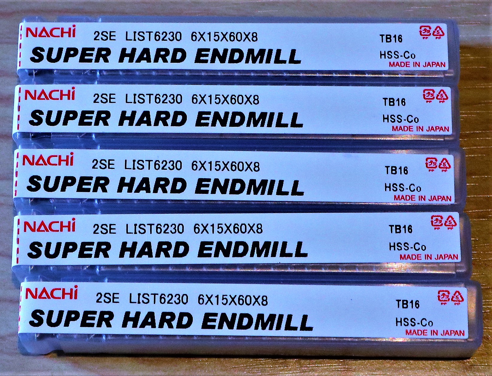 NACHI エンドミル 2SE　6S2　L6230　5個　未使用