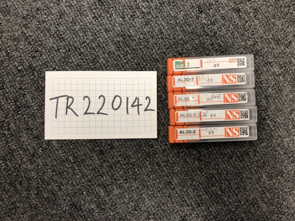 NS/日進工具 アルミ専用エンドミル AL3D2（5本）φ6