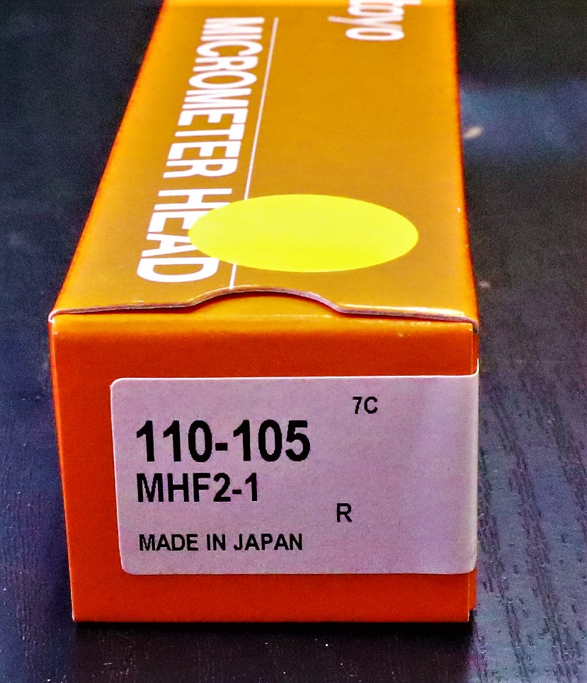 MITUTOYO|ミツトヨ マイクロメーターヘッド MHF2-1 110-105 0-1mm 0.001mm 未使用