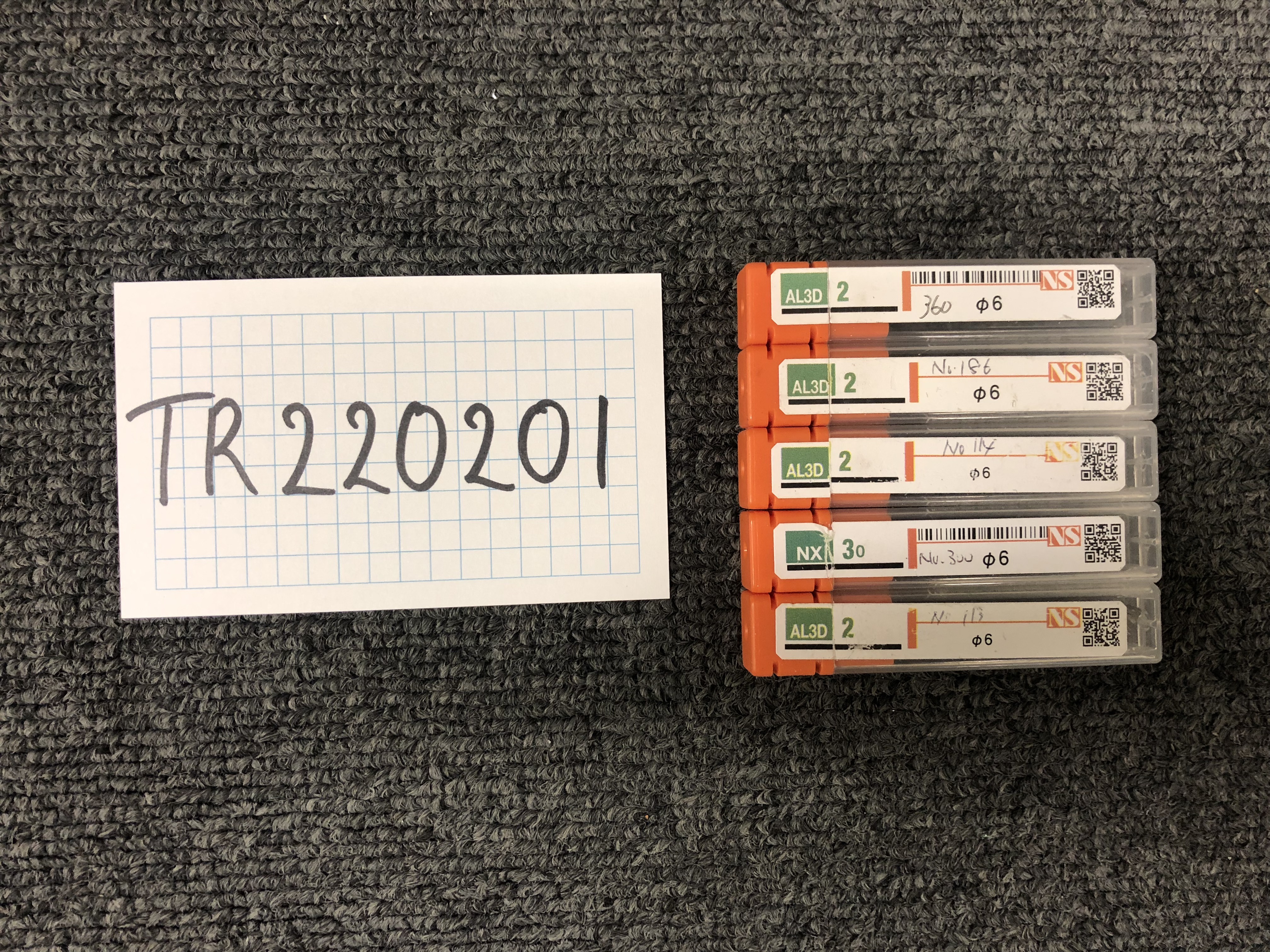 NS/日進工具 アルミ専用エンドミルセット+リドエンドミル AL3D2　NX-3　φ6（5本）