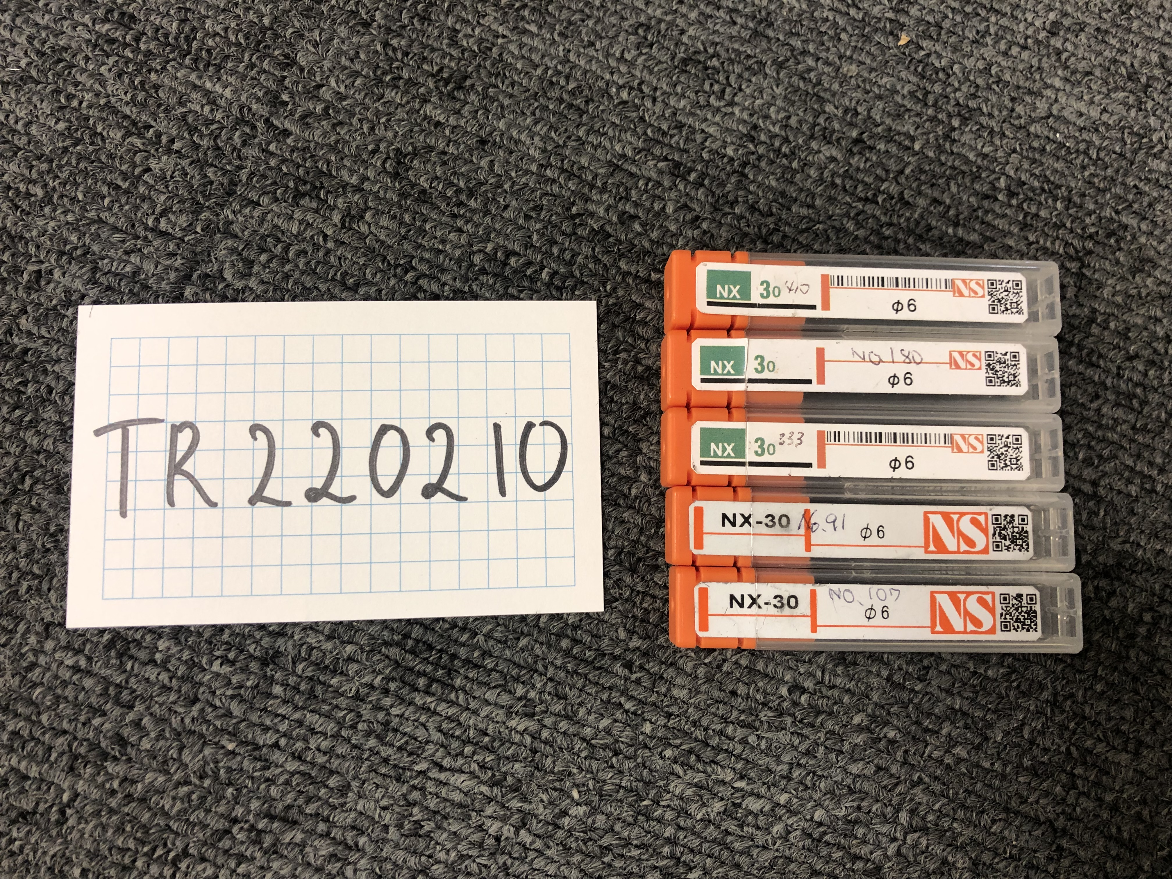 NS/日進工具 リードエンドミル NX-30  φ6（5本）