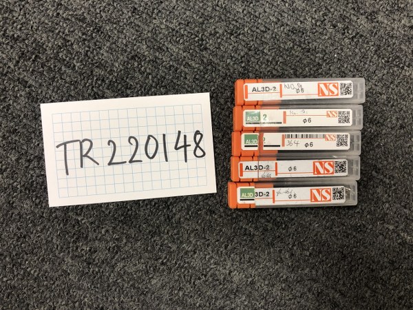 NS/日進工具 アルミ専用エンドミル AL3D2（5本）φ6