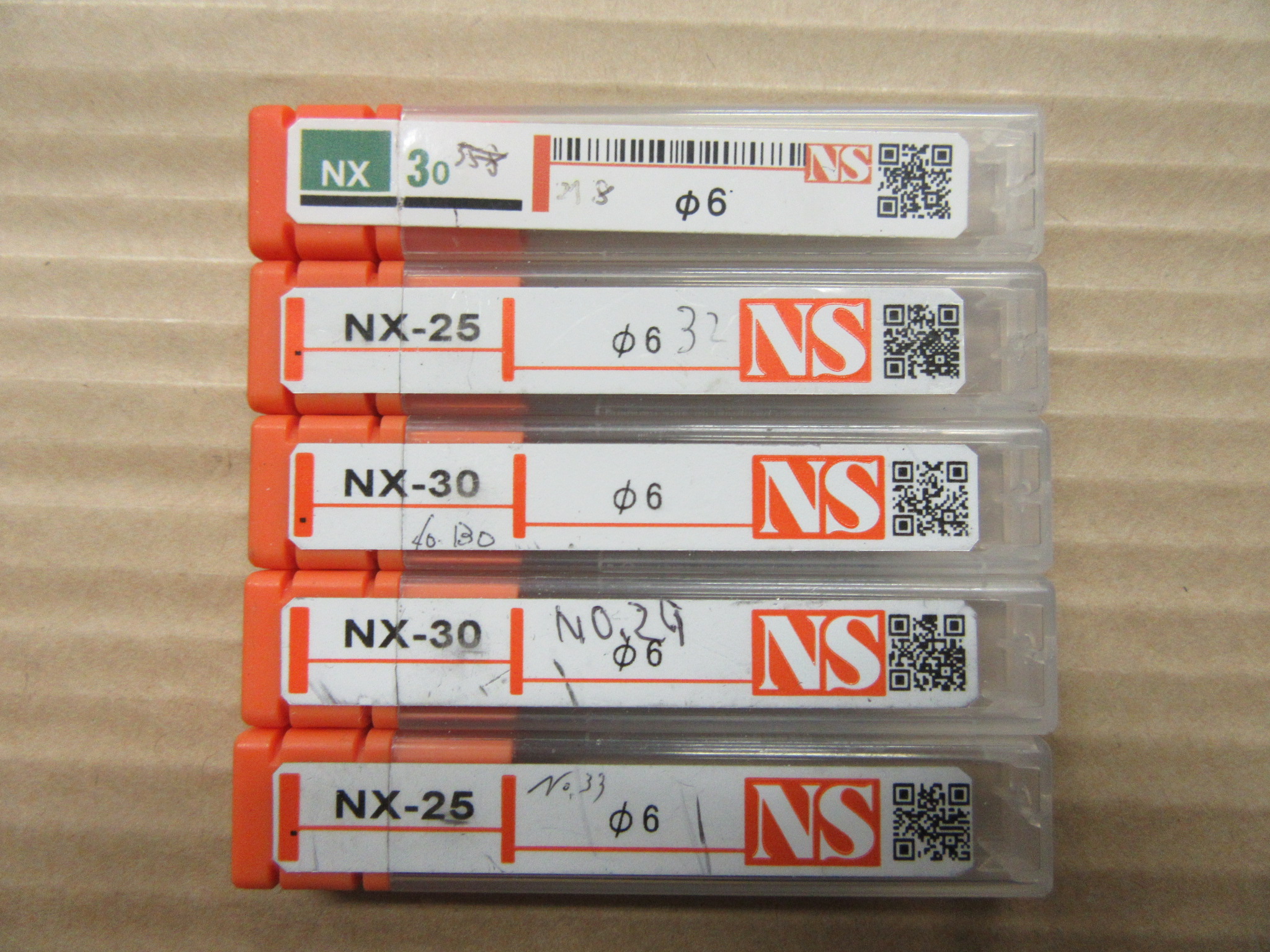 NS/日進工具 エンドミル NX-30,NX25(φ6)