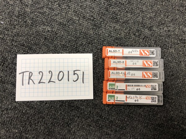NS/日進工具 アルミ専用エンドミル AL3D2（5本）φ6