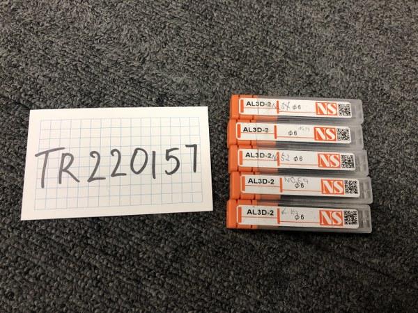 NS/日進工具 アルミ専用エンドミル AL3D2（5本）φ6