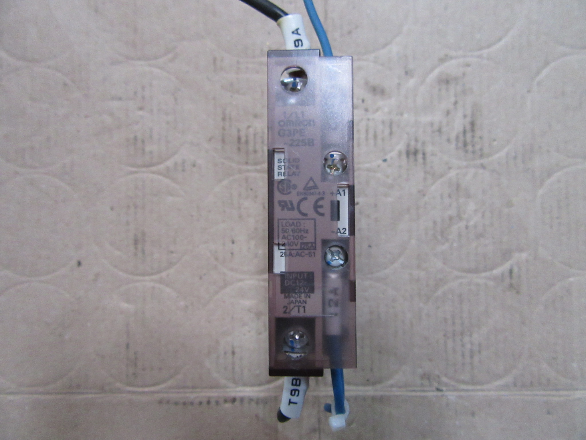 オムロン/OMRON ヒータ用ソリッドステート・リレー G3PE-225B