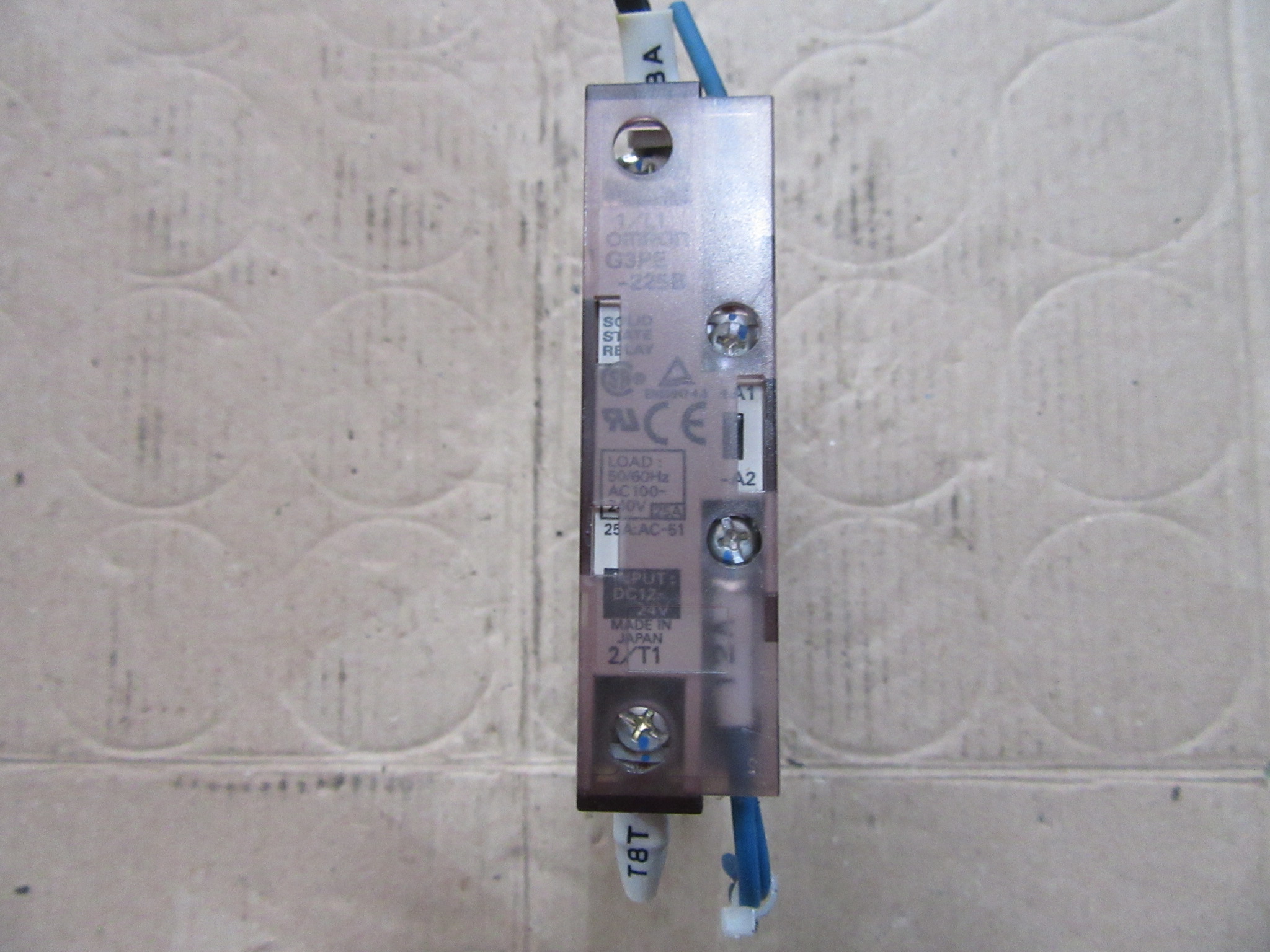 オムロン/OMRON ヒータ用ソリッドステート・リレー G3PE-225B