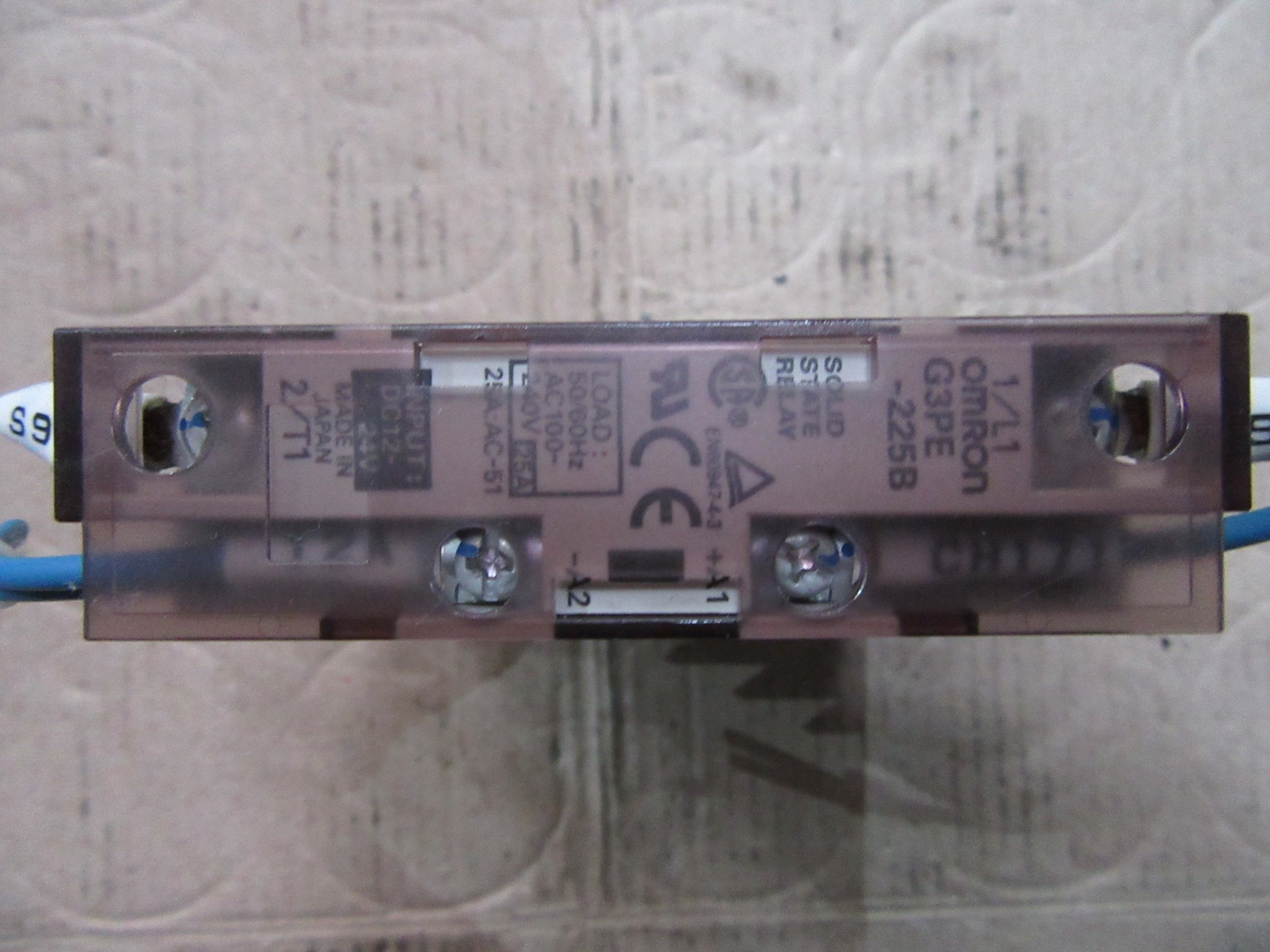 オムロン/OMRON ヒータ用ソリッドステート G3PE-225B  25A:AC-51