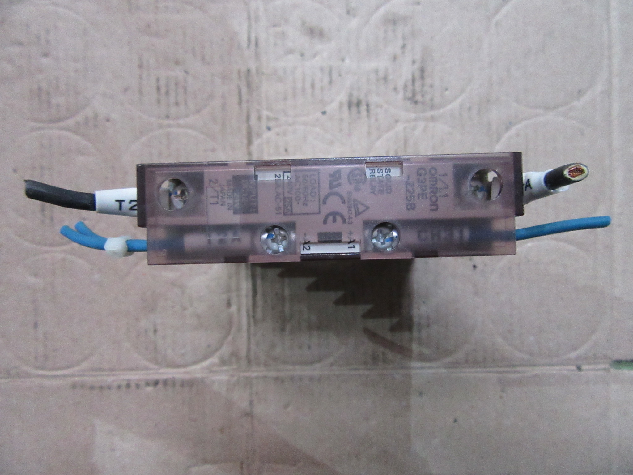 オムロン/OMRON ヒータ用ソリッドステート G3PE-225B  25A:AC-51