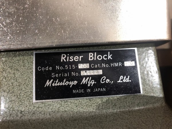 ミツトヨ/Mitutoyo ライザブロック 515-105（HM-R60）