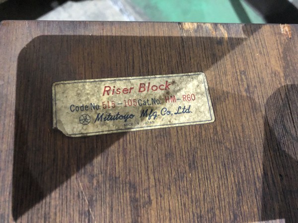 ミツトヨ/Mitutoyo ライザブロック 515-105（HM-R60）