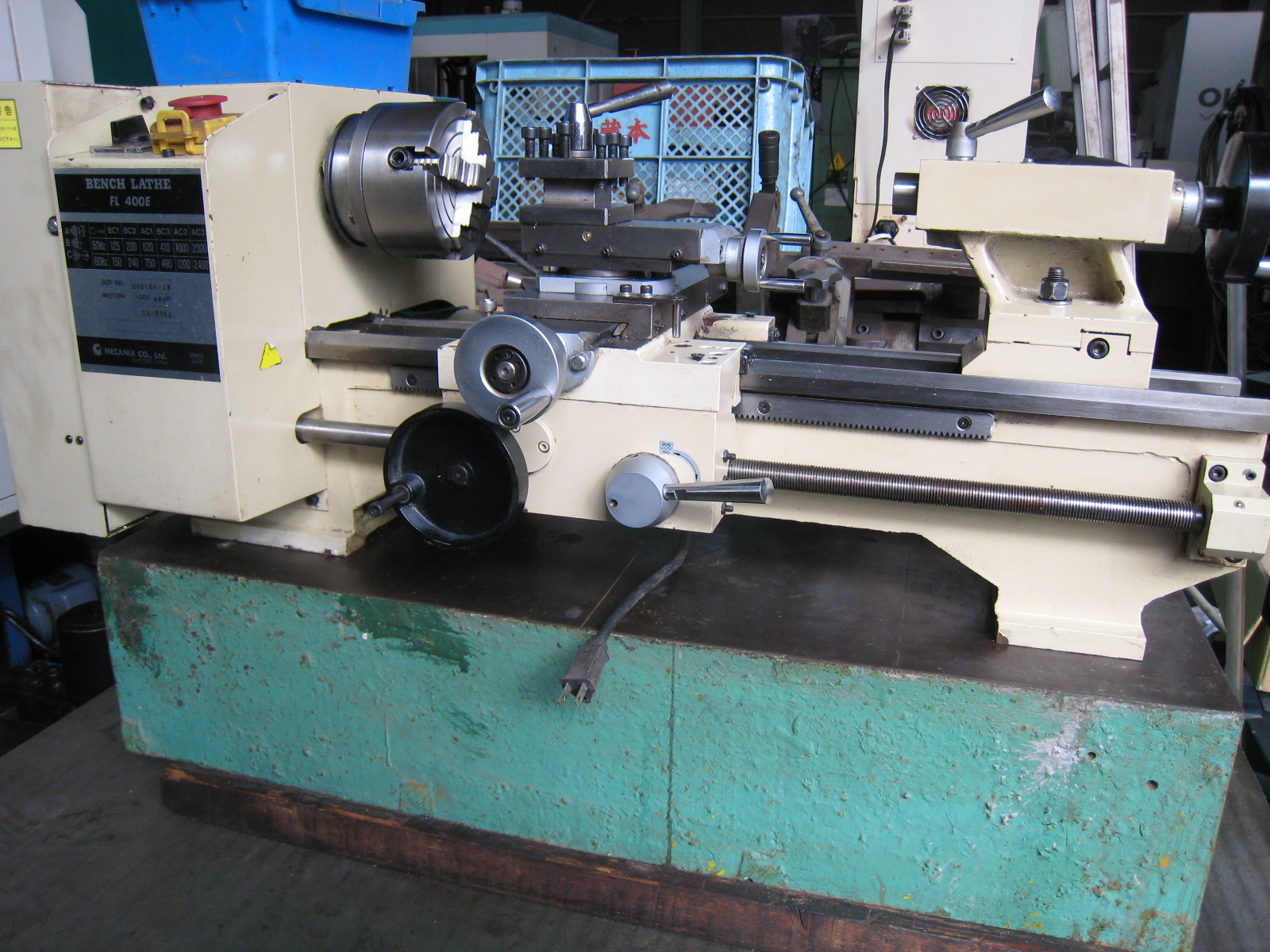取引中 卓上旋盤 メカニクス 卓上旋盤 FL400E | マシンライフ