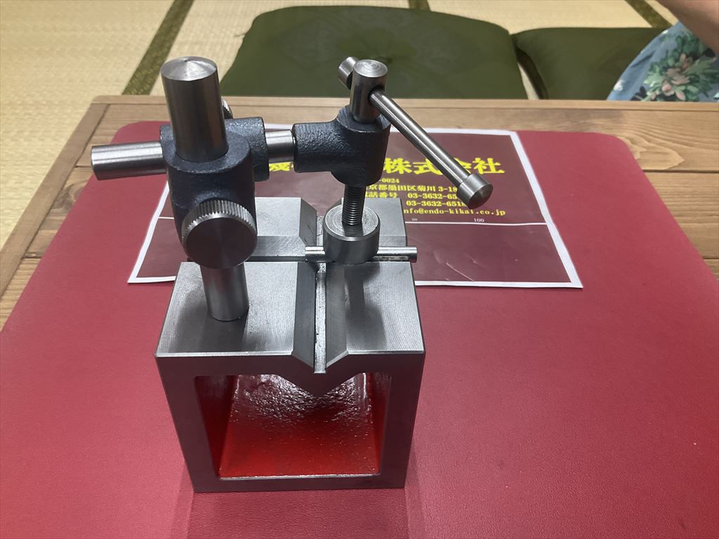 V溝付桝型ブロック 100×100×100mm