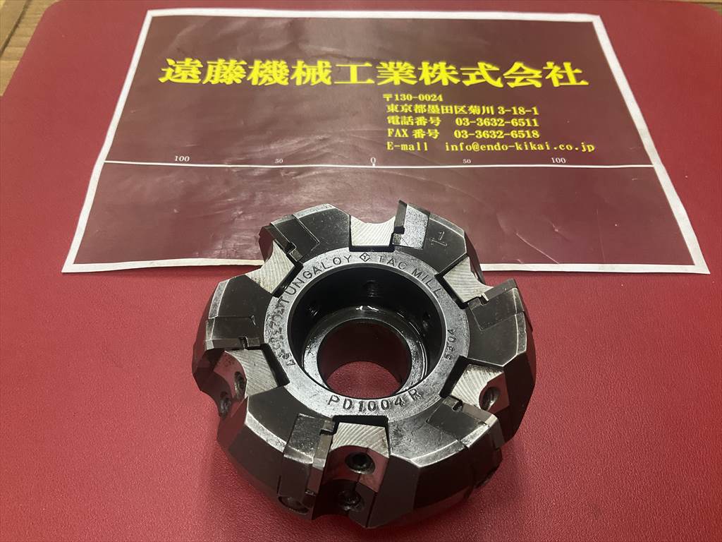 タンガロイ フェイスミル TACMILL　6刃　PD1004R