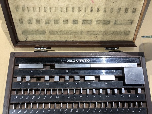 ミツトヨ/Mitutoyo ゲージブロックセット No.516-950(BM1-76-0)