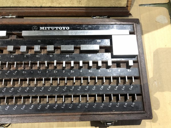 ミツトヨ/Mitutoyo ゲージブロックセット No.516-950(BM1-76-0)