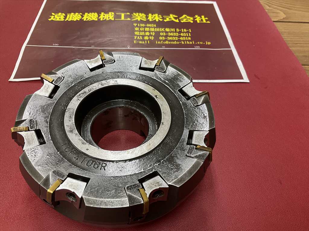 タンガロイ フェイスミル TAC　MILL　TGP4106R　8枚刃