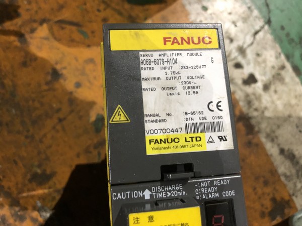 FANUC/ファナック サーボアンプSERVO AMPLIFIER A06B-6079-H104