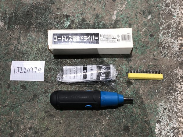 ミヤショウプロダクツ コードレス電動ドライバー 不明