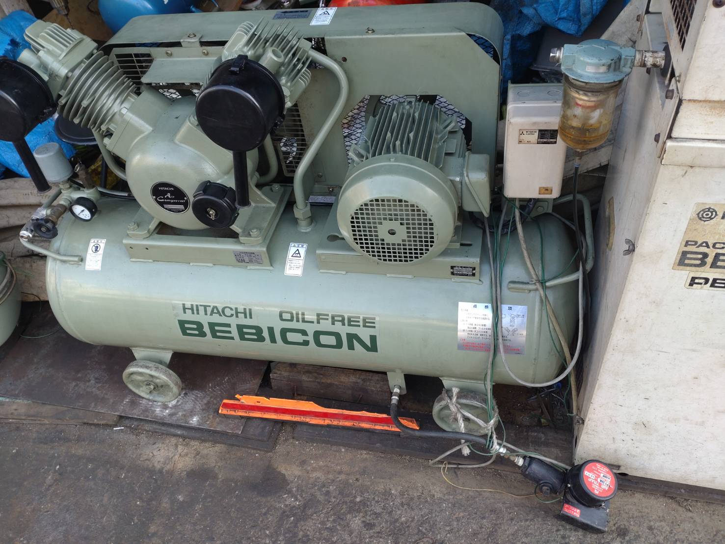 日立 3.7kwコンプレッサー | マシンライフ